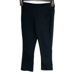 Sweaty Betty‎ Black Capri Leggings Size XXS Tulip Hem